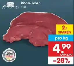 Netto Marken-Discount GUT PONHOLZ Rinder-Leber Angebot