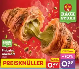 Netto Marken-Discount BACK STUBE Pistazien Croissant Angebot