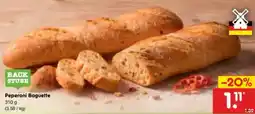 Netto Marken-Discount BACK STUBE Peperoni Baguette Angebot