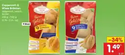 Netto Marken-Discount Coppenrath & Wiese Brötchen Angebot