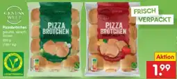 Netto Marken-Discount GENUSS WELT Pizzabrötchen Angebot