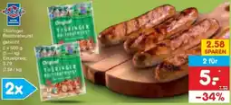 Netto Marken-Discount Wolf Thüringer Rostbratwurst gebrüht Angebot