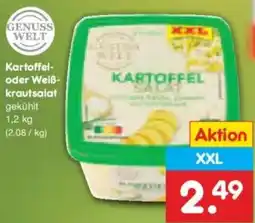 Netto Marken-Discount GENUSS WELT Kartoffel- oder Weißkrautsalat Angebot