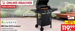 Netto Marken-Discount JUSKYS BBQ Gas-Grill Louisiana Angebot