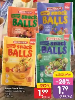 Netto Marken-Discount Bürger Snack Balls Angebot