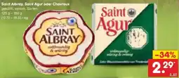 Netto Marken-Discount Saint Albray, Saint Agur oder Chavroux Angebot