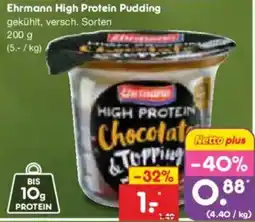 Netto Marken-Discount Ehrmann High Protein Pudding Angebot