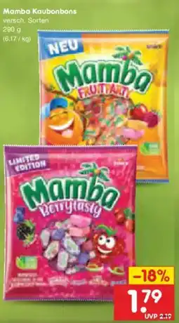 Netto Marken-Discount Mamba Kaubonbons Angebot