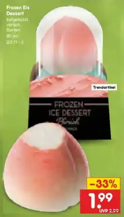 Netto Marken-Discount Frozen Eis Dessert Angebot