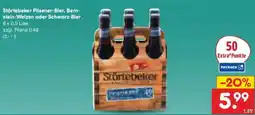 Netto Marken-Discount Störtebeker Pilsener-Bier, Bern- stein-Weizen oder Schwarz-Bier Angebot