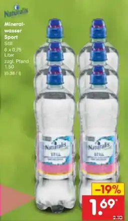 Netto Marken-Discount Naturalis Mineralwasser Sport Angebot