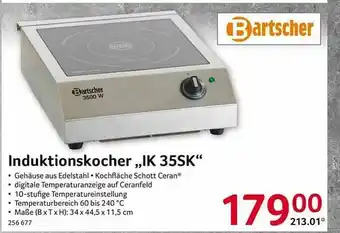 Selgros Induktionskocher „ik 35sk” Bartscher Angebot