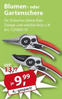 Sonderpreis Baumarkt Blumen- oder Gartenschere Angebot