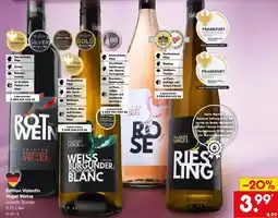 Netto Marken-Discount Edition Valentin Vogel Weine Angebot