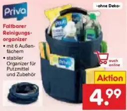 Netto Marken-Discount Priva Faltbarer Reinigungs- organizer Angebot