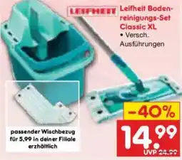 Netto Marken-Discount LEIFHEIT Leifheit Bodenreinigungs-Set Classic XL Angebot