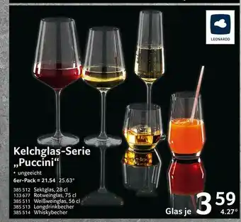 Selgros Kelchglas-serie „puccini” Angebot