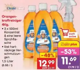 Netto Marken-Discount Orangen kraftreiniger 4tlg. Angebot