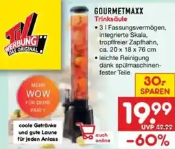 Netto Marken-Discount GOURMETMAXX Trinksäule Angebot