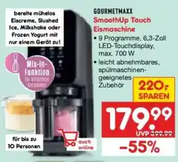 Netto Marken-Discount GOURMETMAXX SmoothUp Touch Eismaschine Angebot