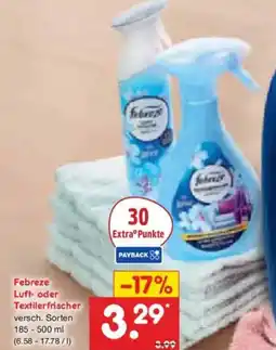 Netto Marken-Discount Febreze Luft- oder Textilerfrischer Angebot