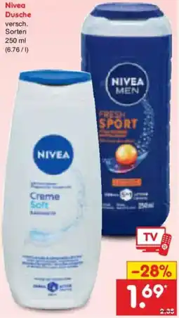 Netto Marken-Discount Nivea Dusche Angebot
