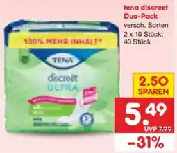Netto Marken-Discount tena discreet Duo-Pack Angebot
