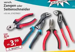 Sonderpreis Baumarkt versch. Zangen oder Seitenschneider Angebot