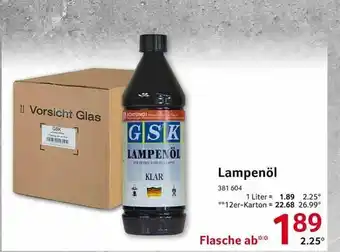 Selgros Lampenöl Angebot