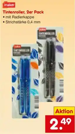 Netto Marken-Discount maker Tintenroller, 2er Pack Angebot