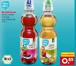 Netto Marken-Discount Hallo Welt Bio Saftschorle Angebot
