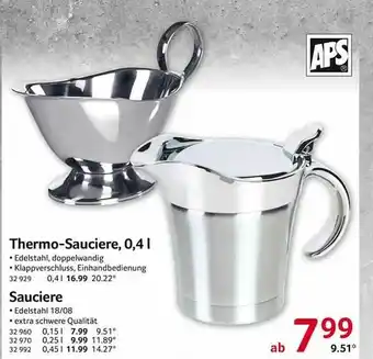 Selgros Thermo-sauciere 0.4 L Sauciere Angebot