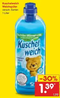 Netto Marken-Discount Kuschelweich Weichspüler Angebot
