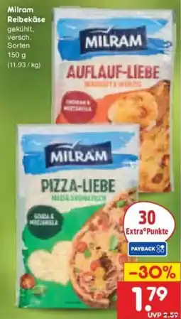 Netto Marken-Discount Milram Reibekäse Angebot