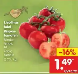 Netto Marken-Discount Lieblings Mini- Rispentomaten Angebot