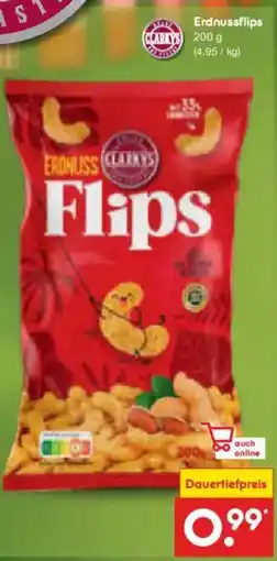 Netto Marken-Discount Erdnussflips CLAREYS Angebot