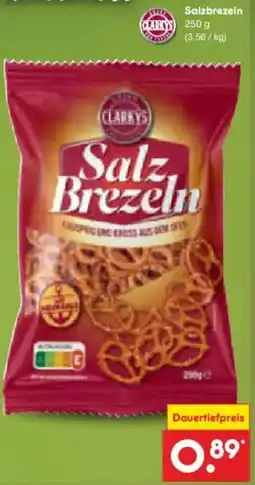 Netto Marken-Discount Salzbrezeln CLARKYS Angebot
