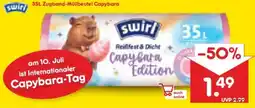 Netto Marken-Discount Swirl35L Zugband-Müllbeutel Capybara Zugband-Müllbeutel Capybara Angebot