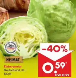 Netto Marken-Discount HEIMAT Eisbergsalat Angebot