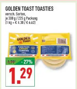 Marktkauf Golden toast toasties Angebot