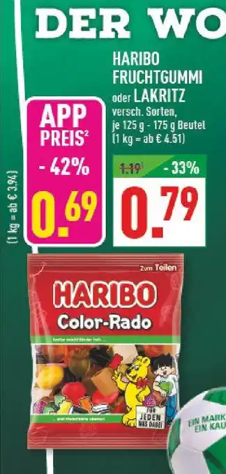 Marktkauf Haribo fruchtgummi Angebot
