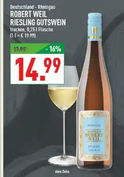Marktkauf Robert weil riesling gutswein Angebot