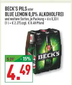 Marktkauf Beck's pils Angebot