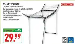 Marktkauf Leifheit pegasus 150 solid slim black Angebot