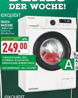 Marktkauf Exquisit wasch-maschine Angebot
