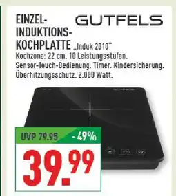 Marktkauf Gutfels einzel-induktions-kochplatte Angebot