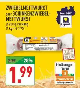 Marktkauf Zwiebelmettwurst Angebot