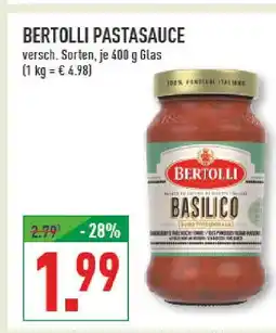 Marktkauf Bertolli pastasauce Angebot
