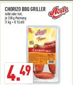 Marktkauf Aoste chorizo bbq griller Angebot