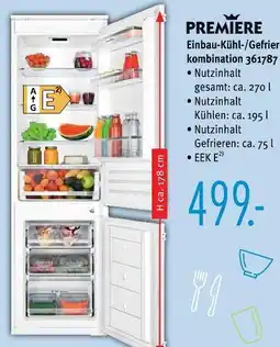 Trends Möbel Premiere einbau-kühl-/gefrierkombination Angebot